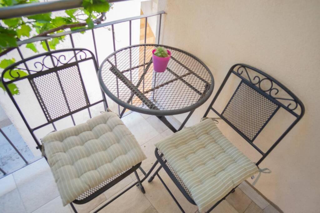 Studio Apartment Purple Sunset - 2+1 Baska Voda Ngoại thất bức ảnh